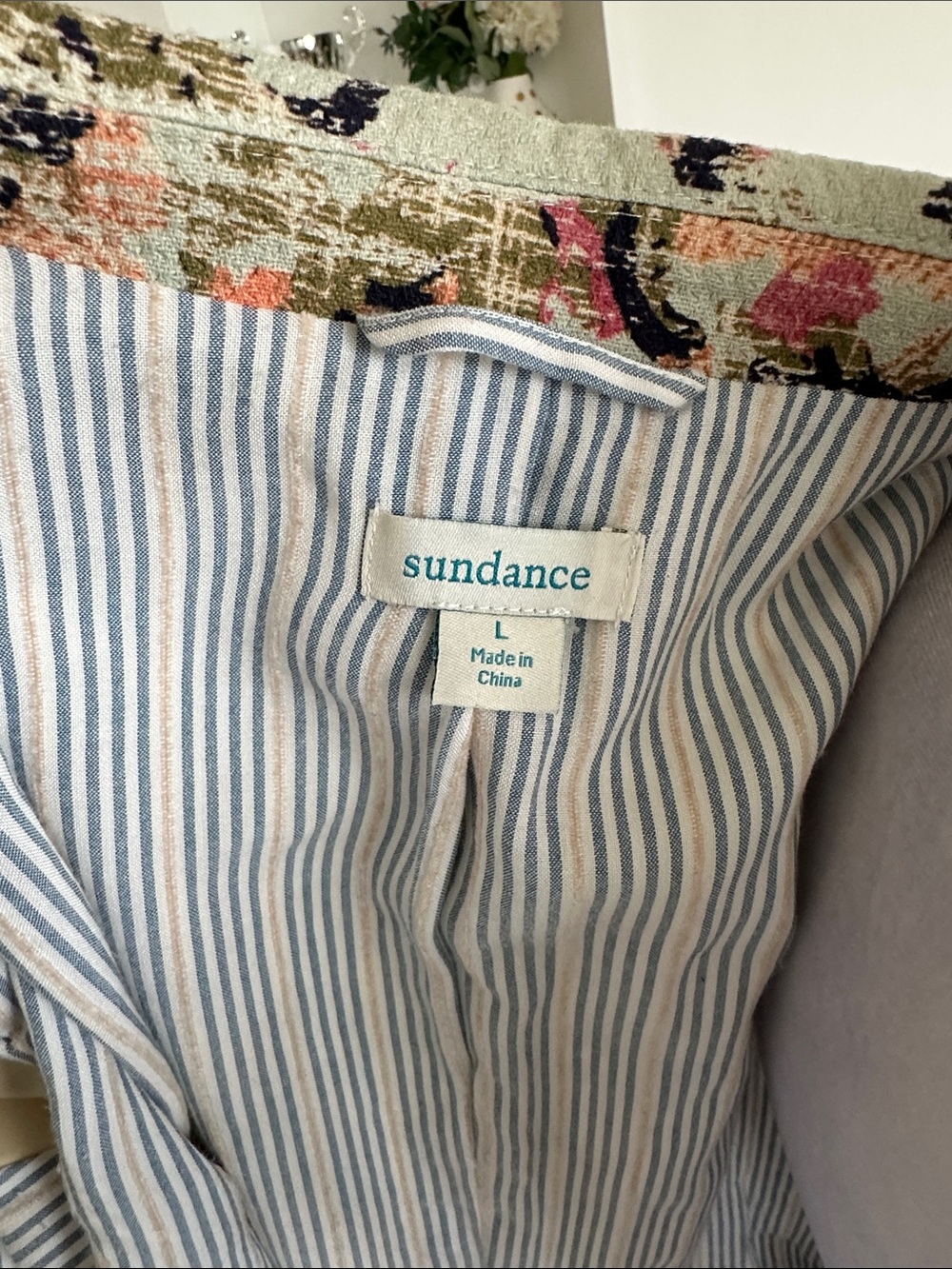 Sundance Floral Tapestry Multicolor Blazer Jacket - Picture 8 of 9